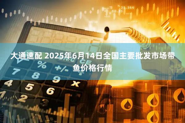大通速配 2025年6月14日全国主要批发市场带鱼价格行情
